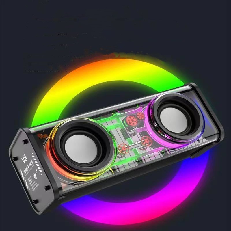 Loa Bluetooth V8/ V1/ 805 Bass Cực Mạnh, Âm Thanh Sống Động, Đèn Led RGB Siêu Đẹp, Thiết Kế Hiện Đại Nhỏ Gọn Pin Cực Tốt