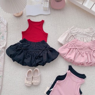 Chân váy bí bé gái xòe bồng bềnh nhiều màu 9-26kg CV004 Tiểu Yến KID