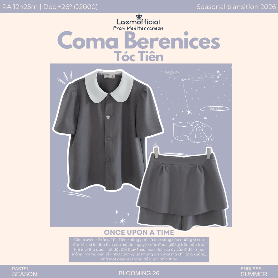 LÀ EM | Quần váy Tóc Tiên (Coma Berenices) - Quần váy chất liệu Viscose Twill mặc xuân hè