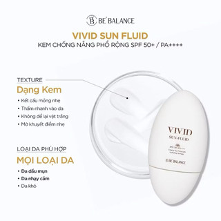Kem chống nắng nâng tone Be Balance, cấp ẩm Tone Up & Fluid SPF50+ PA++++, Skinstory Việt Nam giúp nâng tone, đều màu da