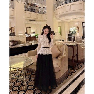 MIMI CLOTHING -Set Váy Dài Sang Trọng Phong Cách Pháp