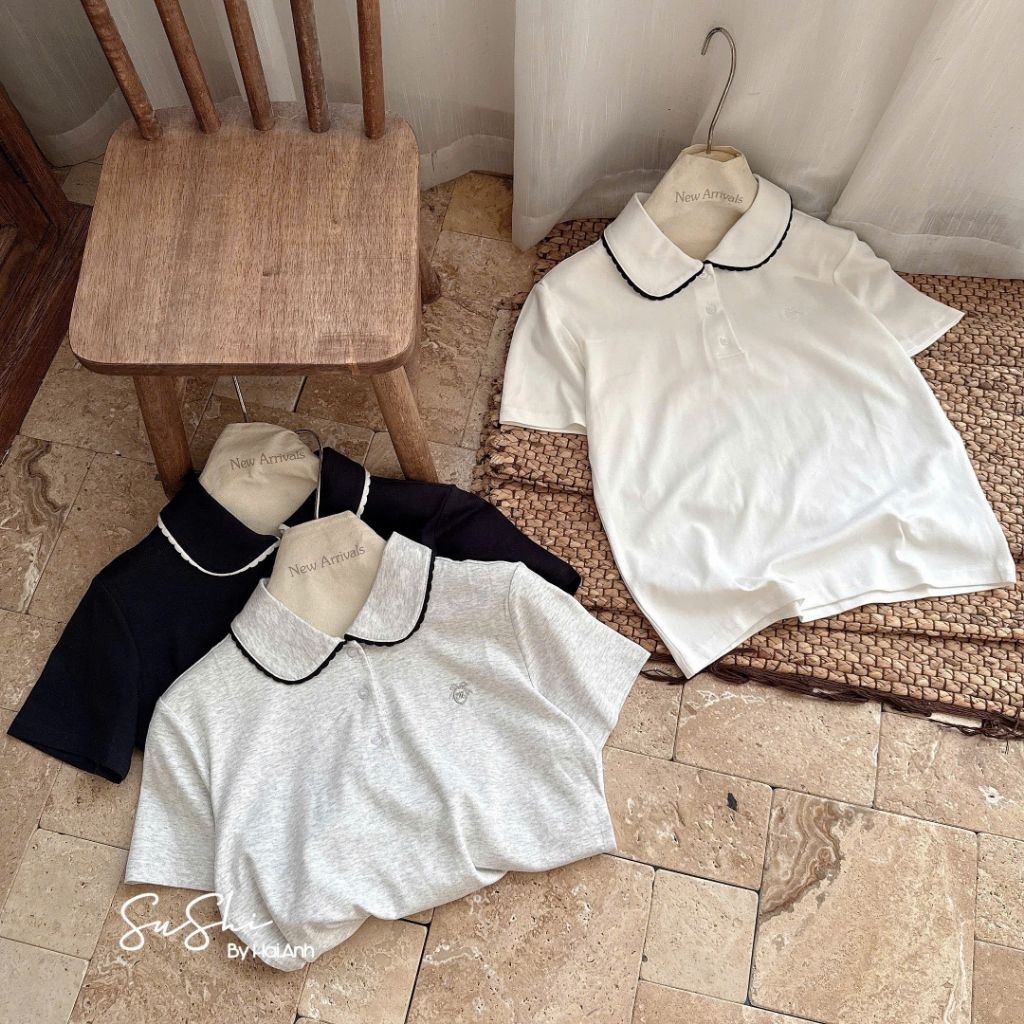 [𝑯𝒂 𝑨𝒏𝒉] Áo Cộc Polo Viền Cổ QCL1