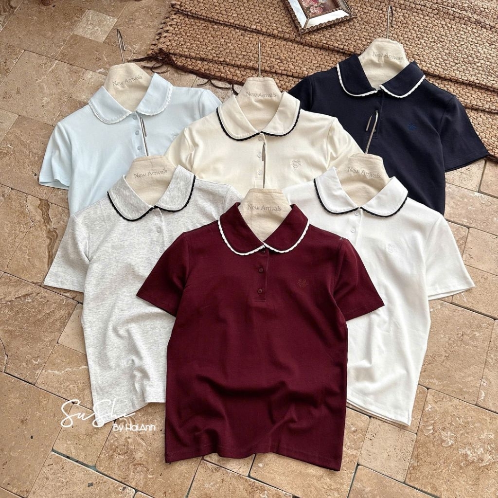 [𝑯𝒂 𝑨𝒏𝒉] Áo Cộc Polo Viền Cổ QCL1