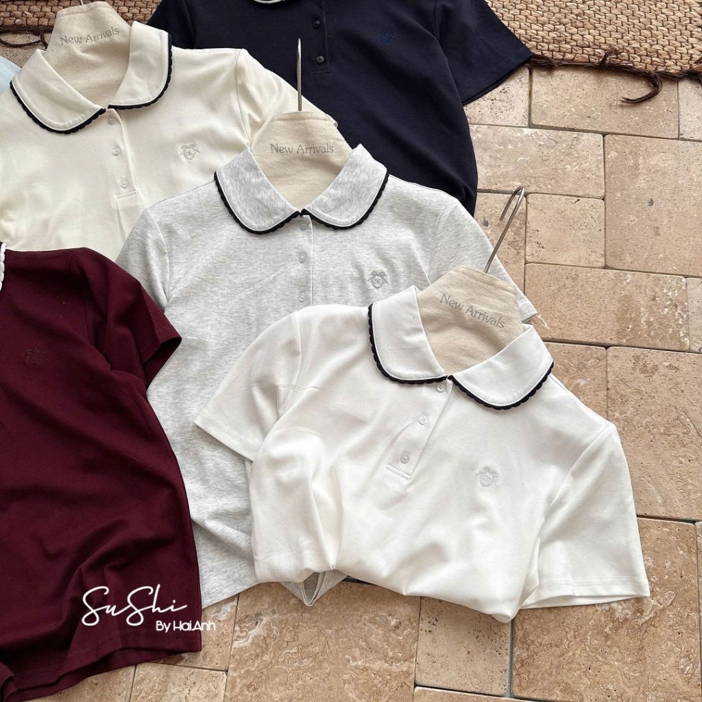[𝑯𝒂 𝑨𝒏𝒉] Áo Cộc Polo Viền Cổ QCL1