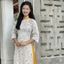 Áo Dài Cách Tân Dáng Ôm Lụa Gấm Thanh Yên Cao Cấp - Họa Tiết Hoa Nhí Nữ Tính, Phối Nút Bọc Chất Vải Mềm Mát T1517G