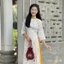 Áo Dài Cách Tân Dáng Ôm Lụa Gấm Thanh Yên Cao Cấp - Họa Tiết Hoa Nhí Nữ Tính, Phối Nút Bọc Chất Vải Mềm Mát T1517G