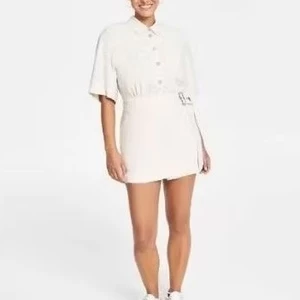 Jumpsuit sơmi quần dạng váy bigsize - dư xịn