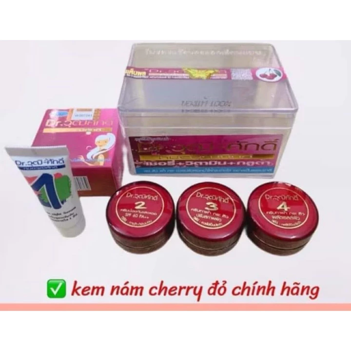 1 SÉT KEM TRỊ NÁM YANHE THÁI LAN MÀU ĐỎ