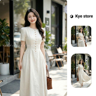 Đầm thiết kế KYE vải xước nhật mặc mát mùa hè Alya dress