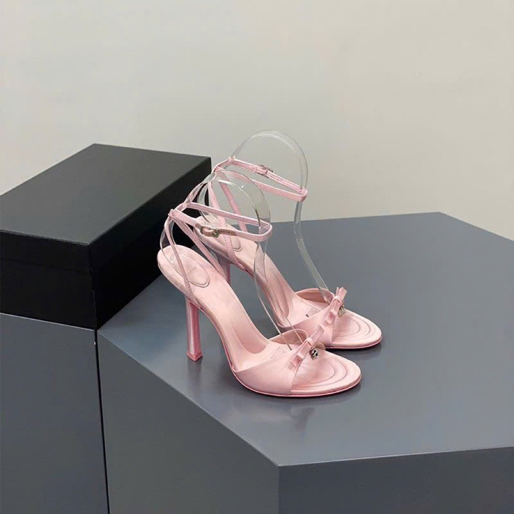 Guốc Cao Gót Tiểu Thư Sang Sảnh Điệu Đà Quý Phái Màu Black ,Pink Lịch Sự 7cm(hàng order7-15n quảng châu trung quốc 100%)