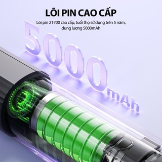 Pin sạc dự phòng 5000 mAh tích hợp đèn pin siêu sáng thiết kế nhỏ gọn