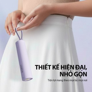 Pin sạc dự phòng 5000 mAh tích hợp đèn pin siêu sáng thiết kế nhỏ gọn