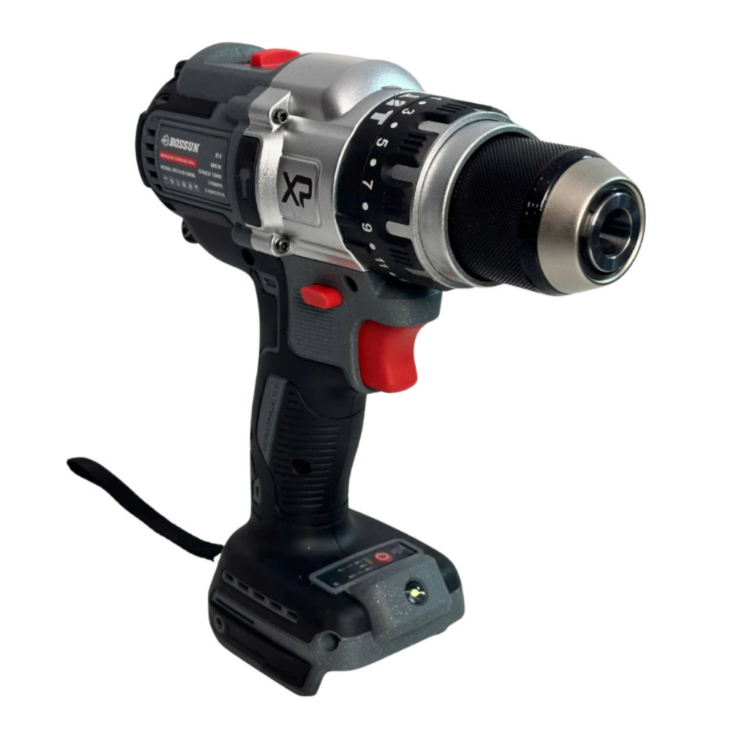 Thân Máy Khoan Pin BOSHUN M21B-ID1380BL 3 Chức Năng, Đầu Kẹp 13mm Autolock, Chân Pin Phổ Thông
