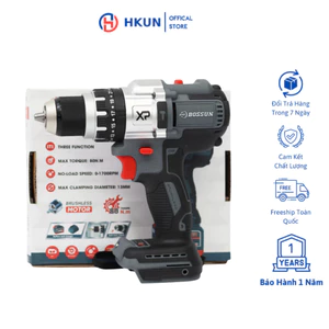 Thân Máy Khoan Pin BOSHUN M21B-ID1380BL 3 Chức Năng, Đầu Kẹp 13mm Autolock, Chân Pin Phổ Thông