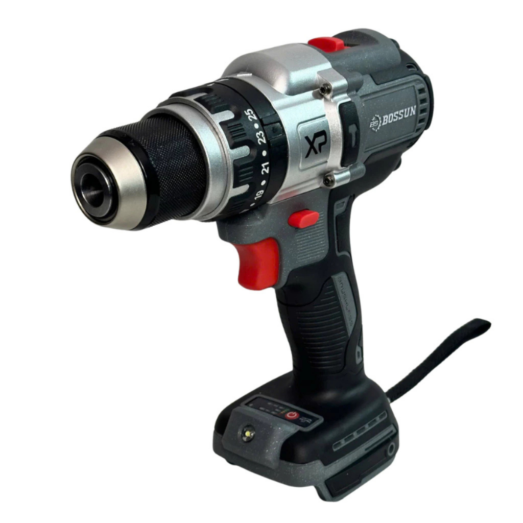 Máy Khoan Pin BOSHUN M21B-ID1380BL 3 Chức Năng, Đầu Kẹp 13mm Autolock, Chân Pin Phổ Thông