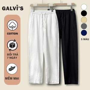 Quần đũi nam nữ /GALVI’S/ cao cấp, ống rộng rãi, thoải mái, mềm mát, du lịch, dạo phố, đi học, đi chơi, đi làm