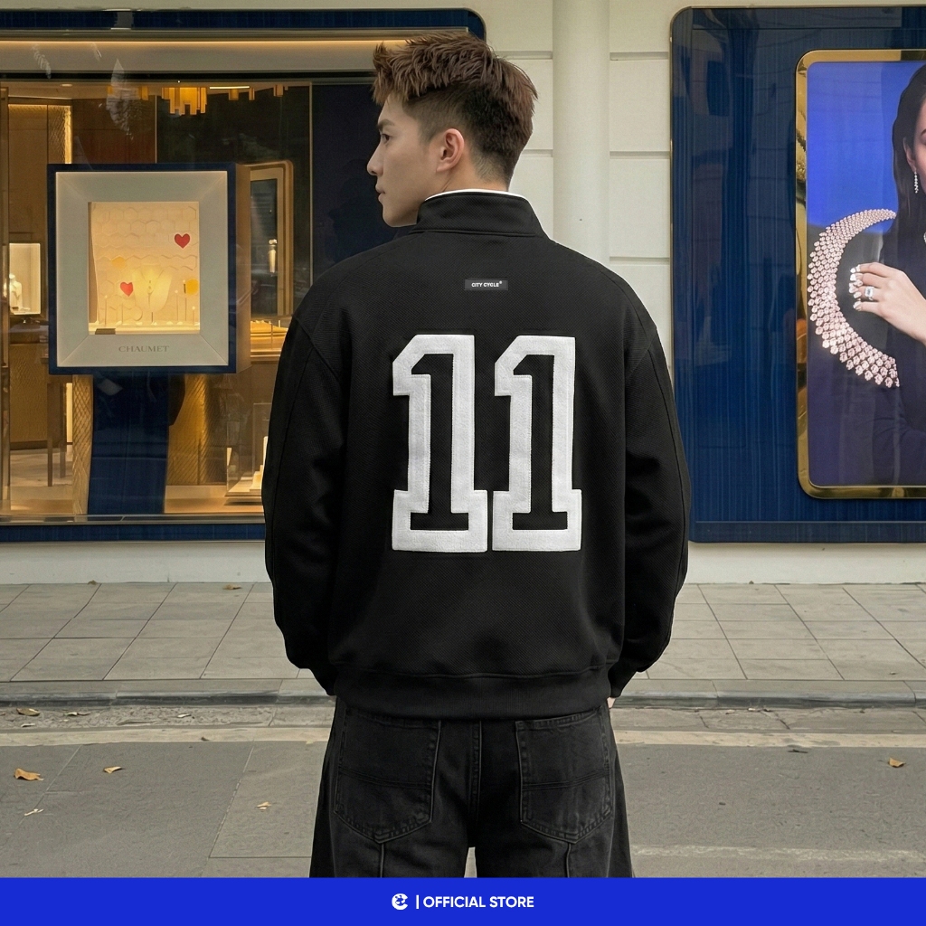 Áo sweater boxy nỉ mùa đông nam nữ boxy Local Brand Chính Hãng City Cycle Áo sweater Balance Number