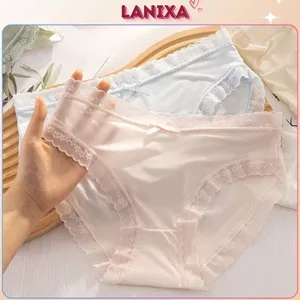 Quần lót nữ su băng lụa mỏng nhẹ mềm mại thoáng mát cạp vừa tôn dáng sexy đáy 2 lớp LANIXA L519 -CB
