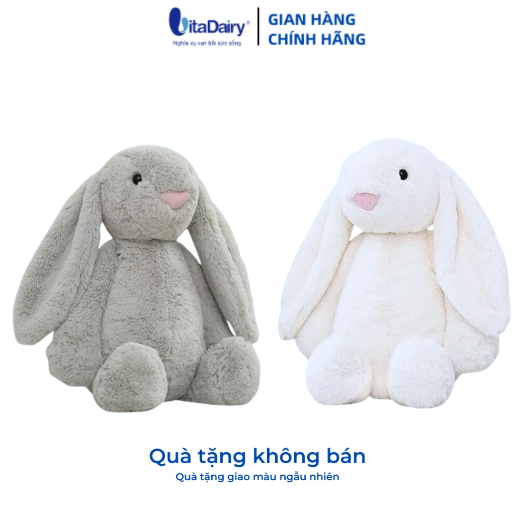 [QUÀ TẶNG KHÔNG BÁN] Thú nhồi bông thỏ tai dài - Màu ngẫu nhiên