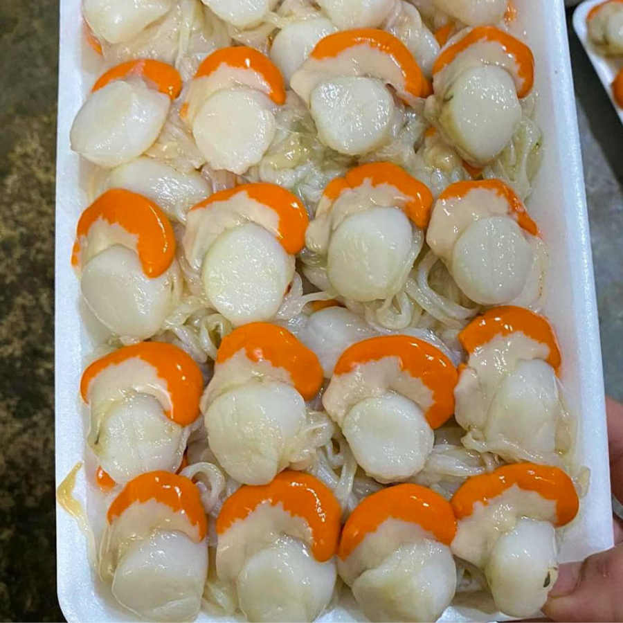 [HỎA TỐC HCM] Còi sò điệp tươi Thế Giới Hải Sản, cấp đông công nghệ IQF nên giữ được độ , sò điệp nấu canh, nướng, chiên