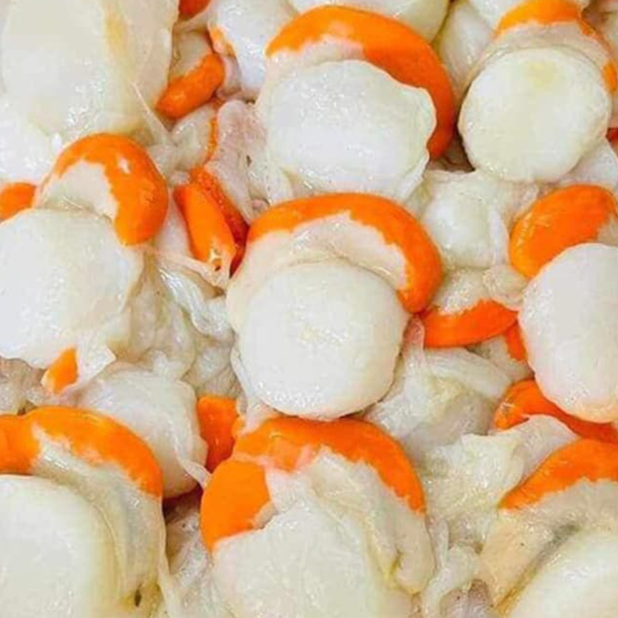 [HỎA TỐC HCM] Còi sò điệp tươi Thế Giới Hải Sản, cấp đông công nghệ IQF nên giữ được độ , sò điệp nấu canh, nướng, chiên
