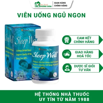 Viên Uống Ngủ Ngon Vitamins For Life Sleep Well Giúp Dễ Ngủ 60 Viên/Hộp
