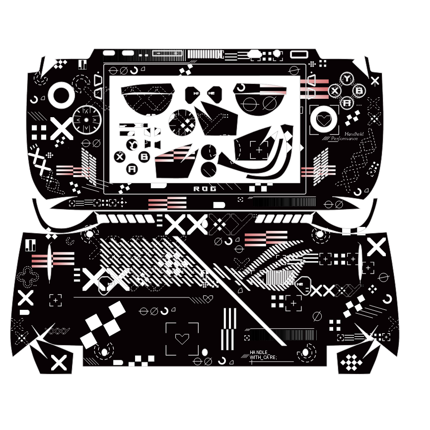 Skin dán Asus ROG Ally X / Ally Z1 Extreme mẫu Printstream | Miếng dán Film 3M cho máy chơi game in hình theo yêu cầu