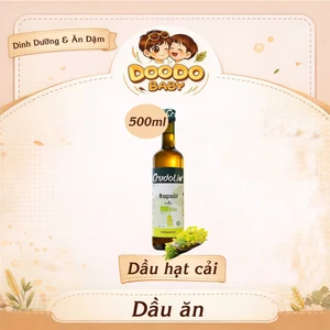 Dầu Ăn Hạt Cải Ép Lạnh Crudolio Cho Bé Và Gia Đình (500ml)