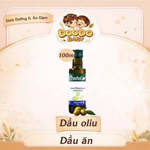 Dầu Olive Ăn Dặm CrudoLio Ép lạnh nguyên chât Cho Bé (100ml)