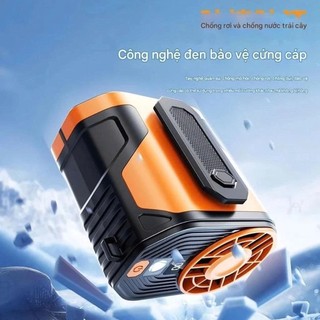 Quạt Đeo Thắt Lưng Siêu Trâu –10 Cấp Độ Gió, Dùng 6H, Đeo Hông/Đeo Cổ, Quạt Điều Hòa Mini