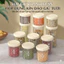 Hộp nhựa POT bảo quản hạt khô ngũ cốc nắp đậy có ron kín đáo 4 dung tích