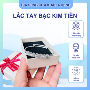 Lắc Tay Bạc Hình Kim Tiên may mắn