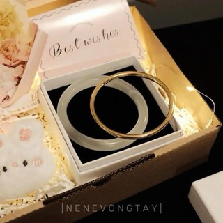 Set vòng tay chu sa 4ly và vòng đá mắt mèo, vòng tay nữ phong thủy đơn giản thanh lịch