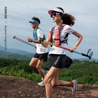Gậy Leo Núi Gậy Chạy Bộ Chạy Trail Gấp Gọn Hợp Kim Nhôm AONIJIE E4201 E4216 105 - 110 -115 - 120 -130 cm