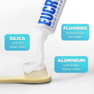 Kem Đánh Răng Eucryl Làm Trắng Răng Hương Bạc Hà Tooth Paste Freshmint (62g)