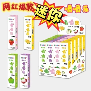 Loại kẹo dẻo với nhiều hương vị trái cây khác nhau, sự kết hợp của các vị trái cây, một món ăn nhẹ thư giãn