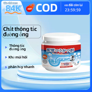 Siêu tốc thông tắc đường ống – Đánh bay dầu mỡ, tóc và cặn bẩn hữu cơ chỉ trong vài phút!