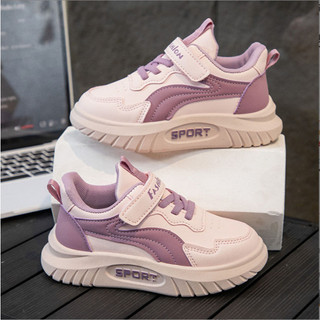 Sz 26-37 Giày Thể Thao Quai Dán Đế Sport Cao Su Năng Động Cho Bé Trai Bé Gái K043