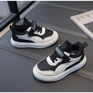 Sz 26-37 Giày Thể Thao Quai Dán Đế Sport Cao Su Năng Động Cho Bé Trai Bé Gái K043