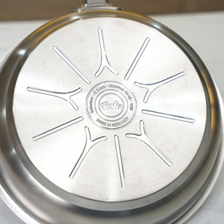 Chảo Fissler Profi Original Collection  24cm 28cm, chảo inox 18/10 cao cấp chiên xào Made In Germany GermanySnT HCM