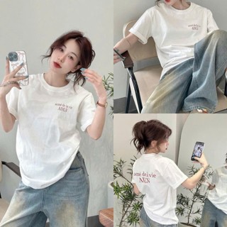 LOU BAE| Áo Thun Nữ Tay Ngắn Chất Cotton Freesize