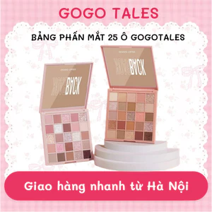 GOGO TALES Bảng Phấn Mắt 25 Ô Make Up Cá Nhân Và Chuyên Nghiệp Tông Hồng Cam