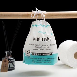Khăn Mặt Chillwipes Facial & Hand Disposable Cleansing Towel 80 Tờ Duduhouse