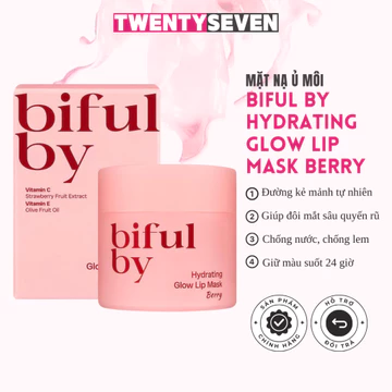 Mặt nạ ủ môi Biful By Hydrating Glow Lip Mask Berry Hàn Quốc dưỡng ẩm chuyên sâu và làm đều màu môi