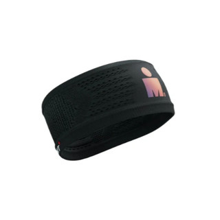Băng đô thể thao Compressport Headband On/Off IRONMAN - Đen (Black)