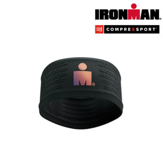 Băng đô thể thao Compressport Headband On/Off IRONMAN - Đen (Black)