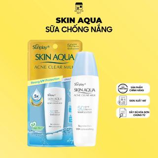 Sữa Chống Nắng Sunplay Skin Aqua Acne Clear Milk (25g)