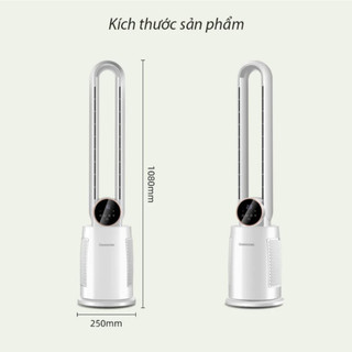 Quạt Không Cánh Lọc Không Khí Làm Mát Bằng Hơi Nước- Khử Trùng UV 5IN1
