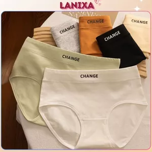 Quần lót nữ cotton kháng khuẩn cạp vừa ton dáng thấm hút tốt kiểu dáng basic LANIXA L2430 -CB
