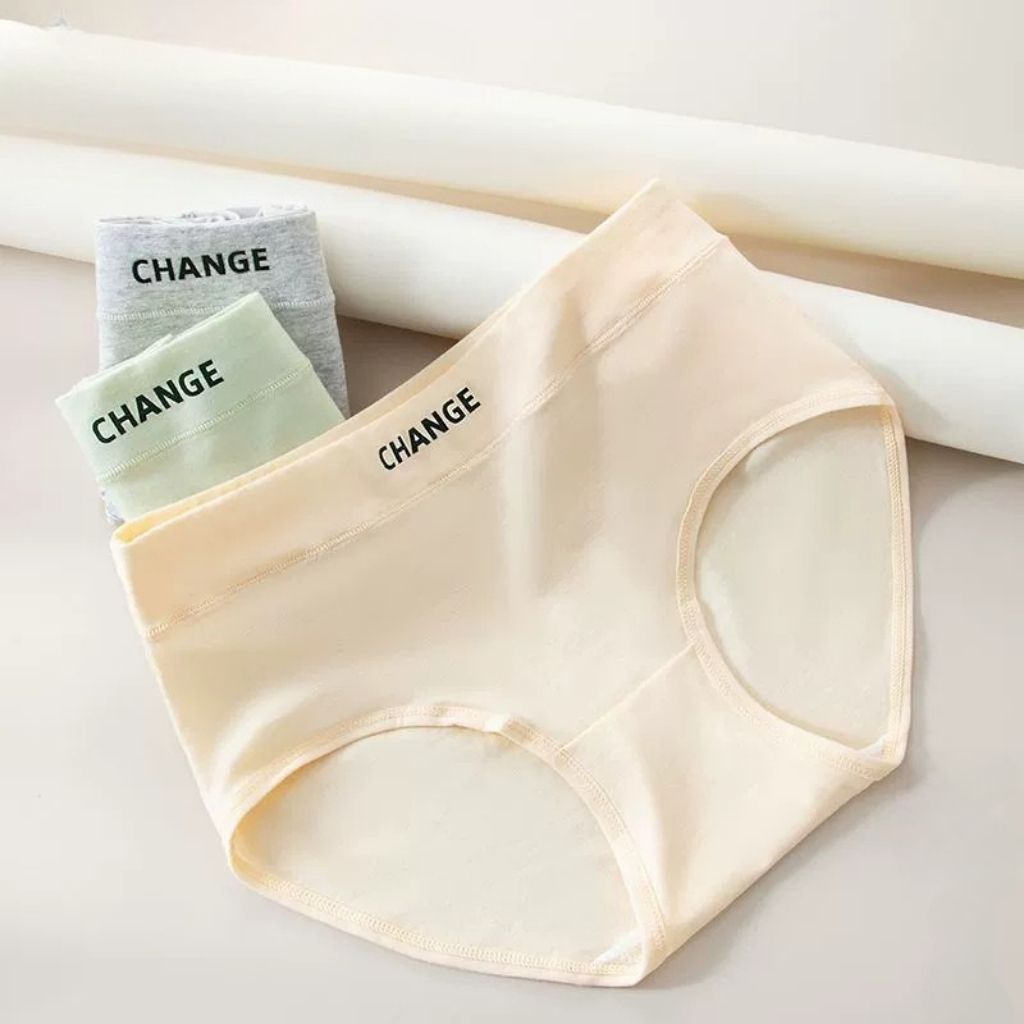Quần lót nữ cotton kháng khuẩn cạp vừa ton dáng thấm hút tốt kiểu dáng basic cá tính LANIXA L2430
